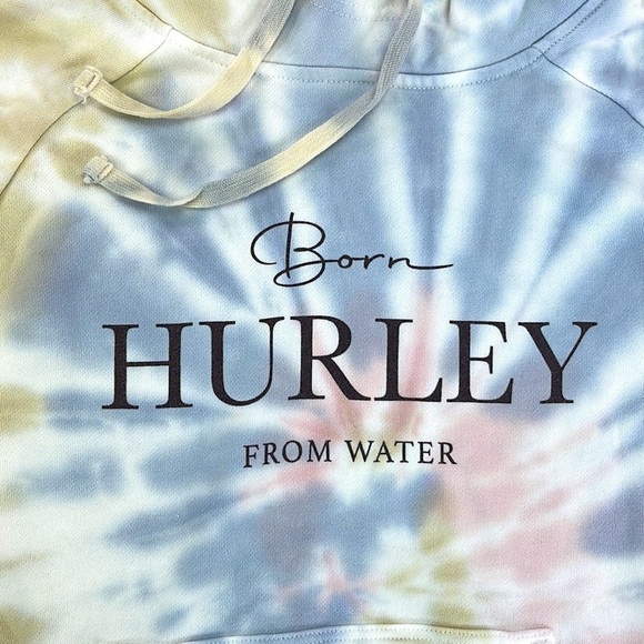 🔆HURLEY🔆 IVY TIE DYE EASY RAGLAN HOODIE - Picture 9 of 15